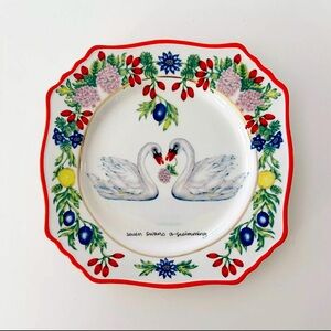 Anthropologie Lou Rota 12 Days of Christmas Collectible Plate New